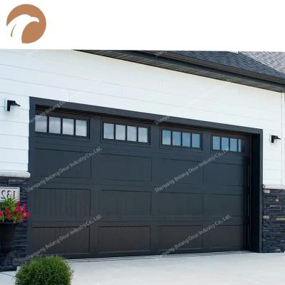 China Latest Design New Decoration Type Glass PVC Panel Auto Garage Mini Sectional Overhead Door for sale