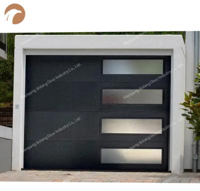 China 5x6 Folding Screen Customized Overhead Sandwich Panels Garage Steel Auto Truck Sectional Door for sale