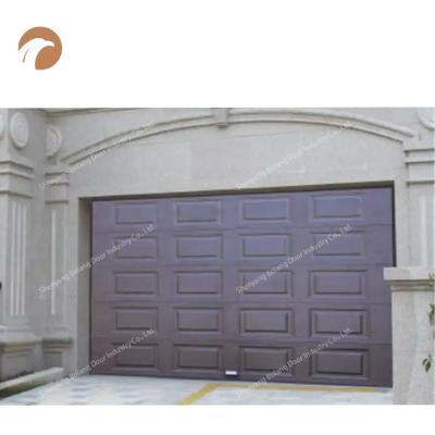 China Sound Insulation Doors Garage Suppler 16x7 Automatic Overhead Sectional Garage Door for sale