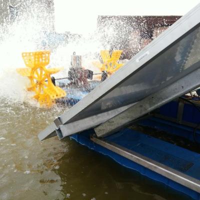 China Solar Fish Pond Fishing Machine AC DC Paddle Wheel Aerator For Aquaculture Pond for sale