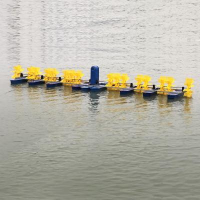 China Diesel Fish Pond Multi-impeller Paddle Wheel Aerator for Shrimp Fish Farming Pond for sale