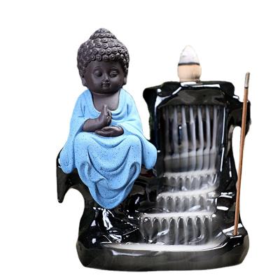 China Chinese Purple Agarwood Aromatherapy Censer Backflow Buddha Sand Incense Buddhist Home Zen Ornaments for sale