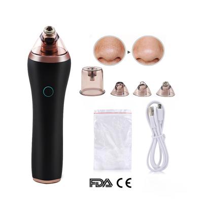 China Custom Electronic Acne Treatment Beauty Suction Extractor Facial Massage Remove Blackhead Vacuum Pore Cleaner Kit Tool for sale