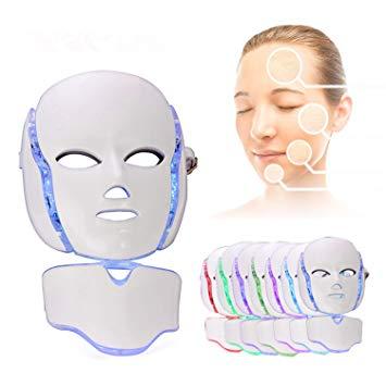 China Blood Vessel Removal Professional Skin Care PDT Photon Light Therapy 7 Colors LED Facial Red Blue Green Face Mask for sale