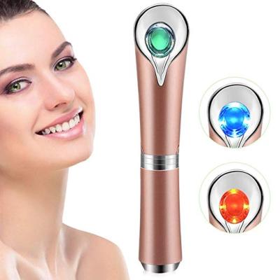 China Blood Vessel Removal Portable Electric Facial Eye Care Anti Wrinkle Remover Ion Anti Wrinkle Eye Care Massager Pen for sale