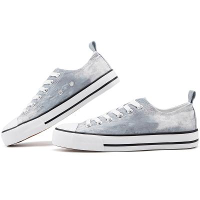 China New Design Breathable Canvas White Lace Shoes Sneakers Custom Logo With Great Price for sale