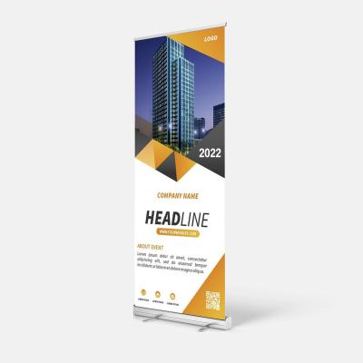 China Wholesale Fixed Easy Roll Up Banner Display Stand For Sale Promotional Advertising Roll Up Stand Banner for sale