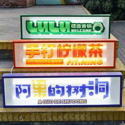 China Coffee factory wholesale neon light acrylic led light box lighting boxes for advertising advertising light boxes for sale