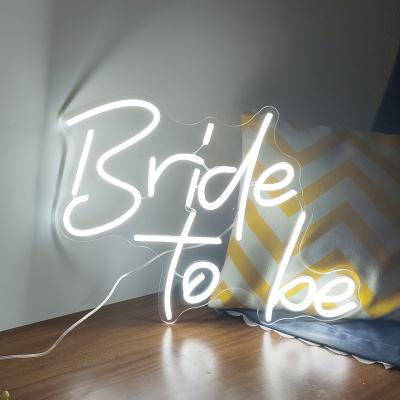 China event & Party Letter Light Custom Acrylic Led Neon Sign Bride To Be Led Neon Sign Led Neon Sign Custom for sale