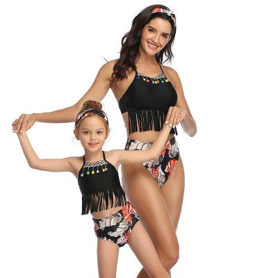 China Breathable 2022 new parent-child swimwear sold by European and American split bikini manufacturers for sale