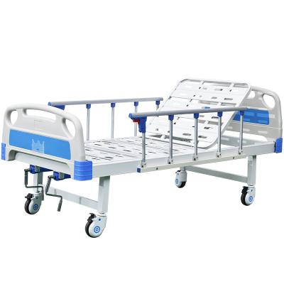 China Hot sale 2 functions hospital bed factory direct sales manual 2 hospital bed two crank function medical bed for sale