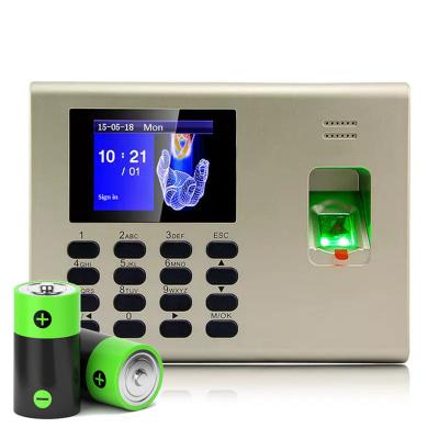 China Other ZK K40 Built In Battery Linux System USB TCP/IP RFID Card Fingerprint Recognition Time Attendance Machine with Free Software SDK for sale