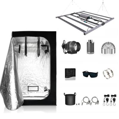 China Easily Assembled Complete Grow Kit , Hydroponic Complete Customized Darkroom Grow Tent Kits 300*150*200cm for sale