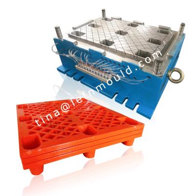 China Steel HDPE Customized Industrial Stackable Plastic Pallet Mold for sale