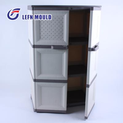 China Plastic Steel Injection Storage Cabinet Mold for sale