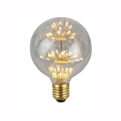 China Vintage Large LED Residential Classic Light Bulb E27 , Decorative LED Firework G125 G95 Filament Light Bulbs for sale