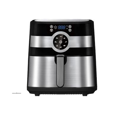 China Household Hot Air Fryers With Visible Window Nonstick Basket Temperature And Time Knob for sale