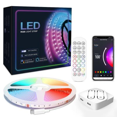 China Residential RGB LED Strip Light 10m 300 LED Smart Music Sync Color Changing Decoration 24Key Remote Control For TV Home Party for sale