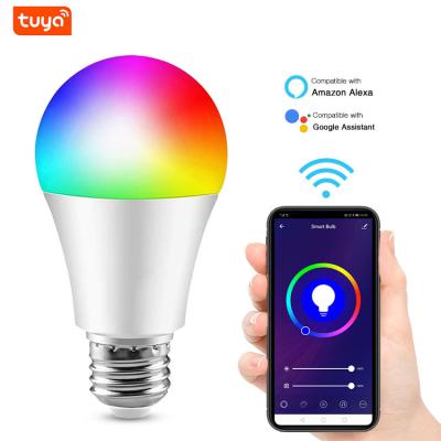 China Energy Saving LED Light Bulb E26 A19 RGBCCT WiFi LED Tuya Smart Alexa And Google Home Voice Control 806lm 9W E27 E26 B22 Residential Smart Socket for sale