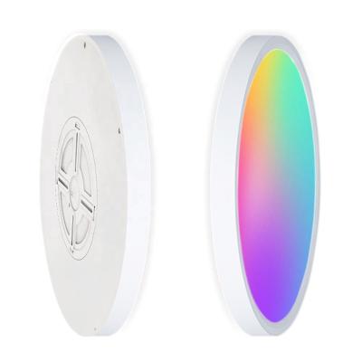 China Modern Smart Modern LED Round Ceil Music Light 24W 2400LM Ceiling Lamp Work With TUYA Alexa WIFI APP Control RGBCW Bedroom Light for sale