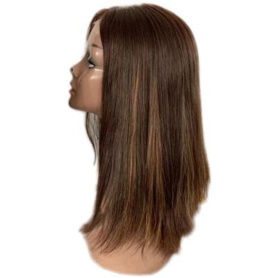 China Best Selling Jewish Straight Virgin Hair Cuticle Aligned Wigs 100% Malaysian Silk Straight For White Woman Fast Express Delivery for sale