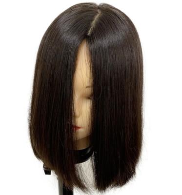 China European Cuticle Straight Black Silk Straight 1B# Bob Style Kosher Wig 100% Virgin Hair Jewish Wigs Fast Express Delivery for sale