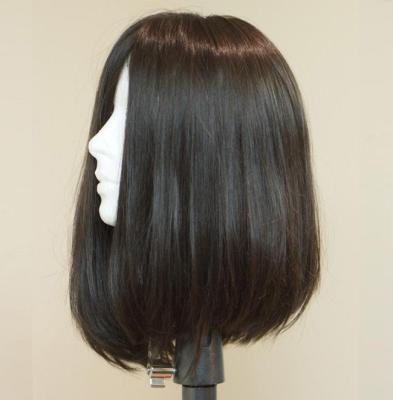 China Best Selling Jewish Straight Virgin Hair Cuticle Aligned Wigs Malaysian Straight Bob Style Kosher Wig #1100% Silk For White Woman for sale