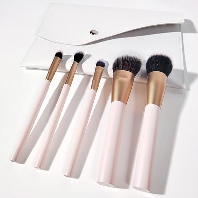 China Angular Blush Cheap And High Quality Soft Hair Gold Makeup Brush Set Private Label Wholesale Creative Makeup Brush Set for sale