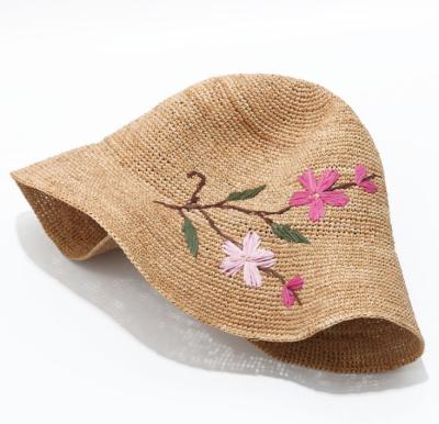 China Fashion character city character embroidery popular bucket hats factory hot sale fishing bucket hat for sale