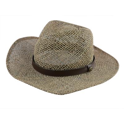 China Min Summer Wide Brim Sun Panama Straw Hats Holiday Character Salt High Quality Classic Straw Hat Accessories Unisex Straw Hats for sale