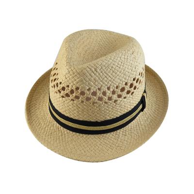 China Fedora Hat Classic Custom Character Design Hats For Men And Women Plain Sun Protection Hat Sombreros Para Hombre Paper for sale