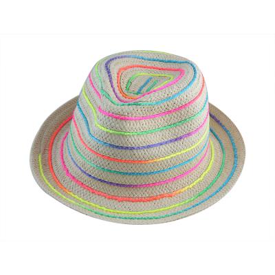 China Fedora Hat Classic Custom Character Design Hats for Men and Women Refine Sun Protection Hat Sombreros Para Hombre Paper Braid for sale