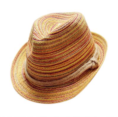 China Fedora Hat Classic Custom Character Design Hats for Men and Women Refine Sun Protection Hat Sombreros Para Hombre Paper Braid for sale