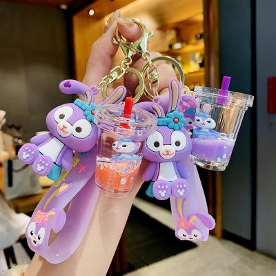 China Wholesale Custom Satchel Key Chain Cartoon Silicone Fashion Pendant Children's Toys For New Year Christmas Gift PVC Key Chain for sale