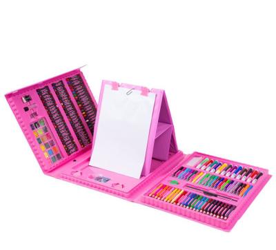 China Fashion 208 Pieces Brush Gift Kids Set Student Painting Stationery Watercolor Pen Set for sale