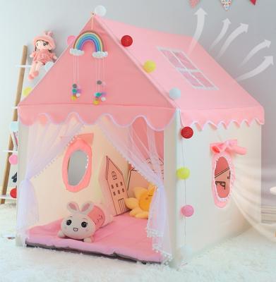 China Soft Toy Children's Tent Baby Play Tent High Quality Outdoor Indoor Pink Flower Children's Toy Outdoor Tent for sale