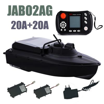 China German warehouse JABO2AG-3.7V20A*2 GPS navigation bait boat c automatic storage 16 bait points show 62*28*18cm multi-language for sale