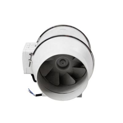 China Home Best HVAC Propeller Axial Flow Plastic Muffler In Line Duct Fan for sale