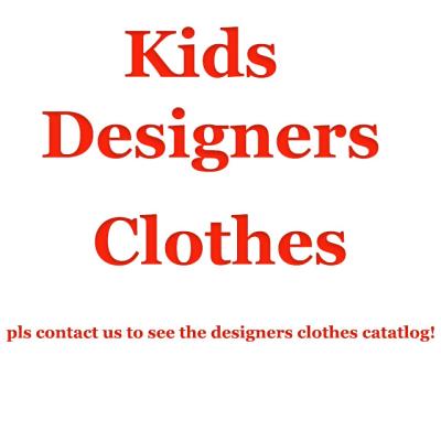 China QUICK DRY 2022 New Arrivals Letter Print Kids Designer Clothes for sale