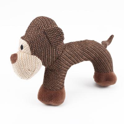 China Leading viable pet supplies wholesale pets resistant to gnawing and biting dog monkey elephant simulation plush vocal toy for sale