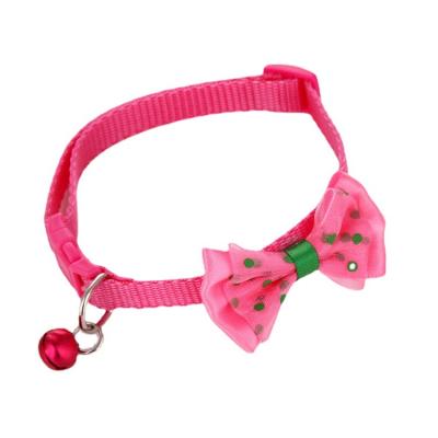 China Wholesale Pet Supplies Custom Customizable Pet Bow Collar Collars for Cats and Dogs Bell Collars for sale