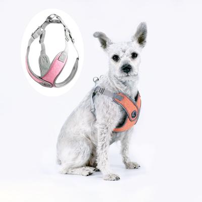 China Customized Breathable Reflective Type Small And Medium Dog Trunk Back Dog Supplies Pet Vest Harness for sale