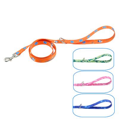 China Wholesale Custom Pet Dog Leash Lead Supplies Small Medium And Large Dogs Nylon Reflective Dog Leash for sale