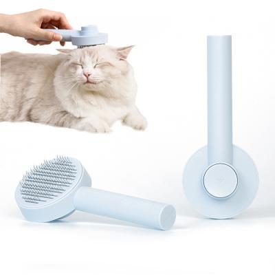 China One Head Viable Hot Selling Pet Hair Removal Stainless Steel Needle Stabilized Feeds Amazon Cat And Dog Massage Comb for sale