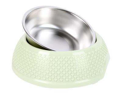 China Viable Main Supplies Stainless Steel Cats And Dogs Wholesale Pet Supplies Easy To Clean Convenient Love Design And Practical Pet Bowl for sale