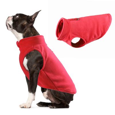 China Viable Leading Pet Supplies Wholesale Pet Clothes Dog Clothes Thick Solid Color Fleece Pet Clothes for sale