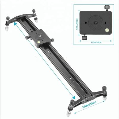 China 60cm Aluminum Alloy Camera Track Slider Video Photography Stabilizer Rail System Video Making kit en venta