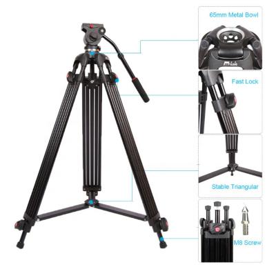 China Professional Video Aluminum alloy Material Flexible Camera Tripod For Photography for sale