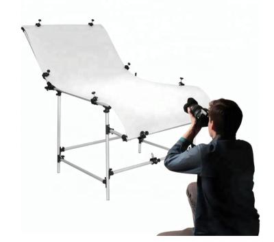 中国 Professional photography studio 1x2m reflective photo PVC board shooting platform 販売のため