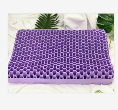 China Cervical Memory Traction Pillow Honeycomb Shaped Rest Anti Snoring Side Anxiety Sleeper Band Sensory Pillow for sale